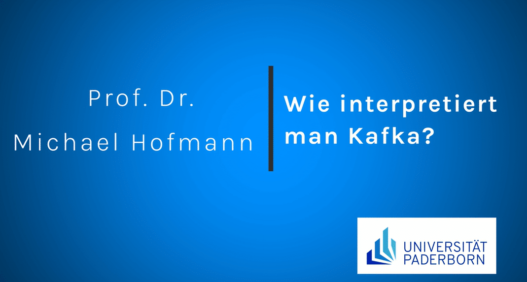Gibs Auf Kafka Interpretieren Wie interpretiert man Kafka? - Uni Paderborn
